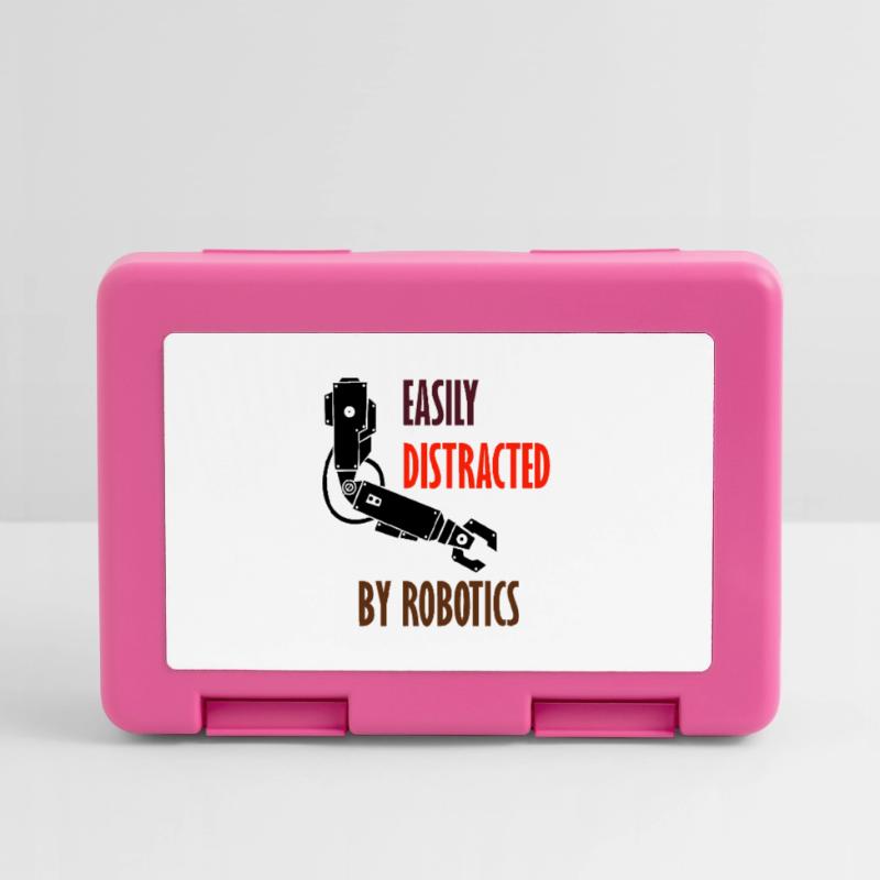 Distracted by Robots Professional Coding Engineer Lunchbox