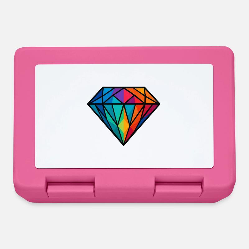 Diamant - Brotdose - Pink