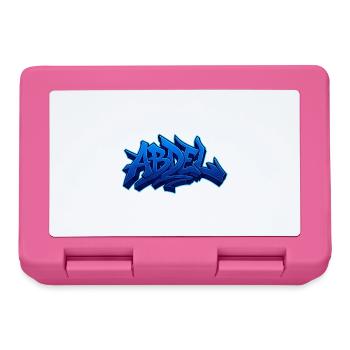 Graffiti Name Abdel ideal printable gift - Lunchbox - pink - Front