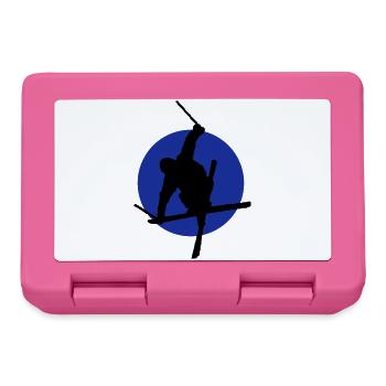 Ski freestyle icon - Lunchbox - pink - Front