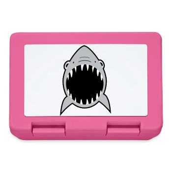Requins - Boîte à goûter - rose - Devant