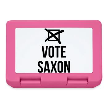 Vote Saxon - Lunchbox - pink - Front