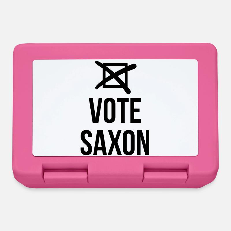 Vote Saxon - Brotdose - Pink