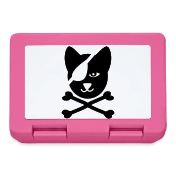 pirate - Boîte à goûter - rose - Devant