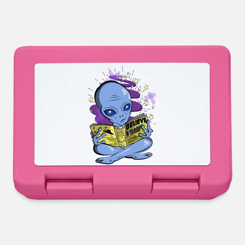 Alien - Glaube an dich selbst - Brotdose - Pink