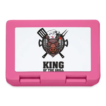 KING OF THE GRILL - Lunchbox - pink - Front