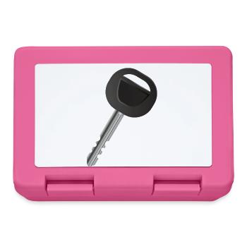 einzelner Autoschlüssel für Automobil Fans - Brotdose - Pink - Vorne