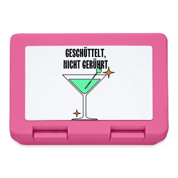 Mintmartini Neon Stil - Brotdose - Pink - Vorne