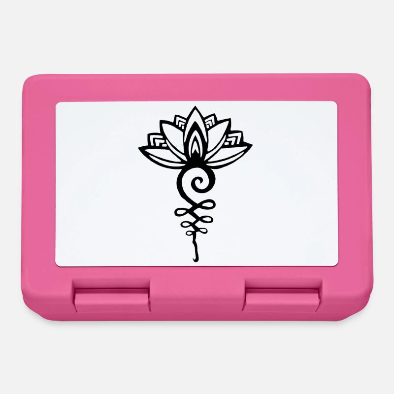 Lotus noir éternel - Boîte à goûter - rose