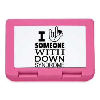 Down-Syndrom Liebhaber - Brotdose - Pink - Vorne