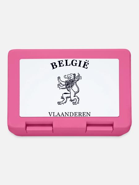 VLAANDEREN Belgien Belgium - Brotdose - Pink