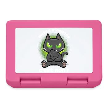 Chat têtu - Boîte à goûter - rose - Devant