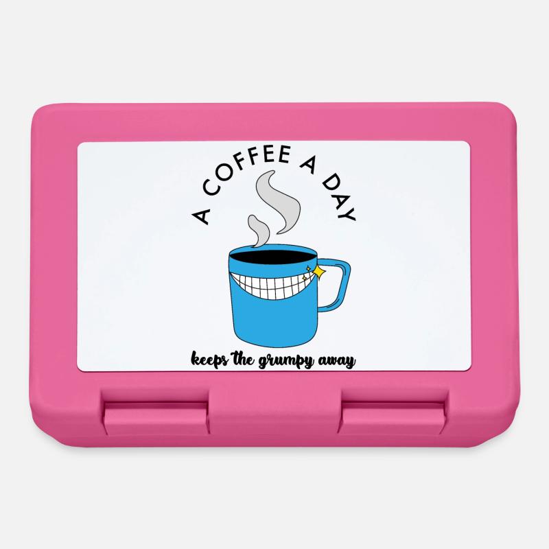 ACoffeeADay - Lunchbox - pink