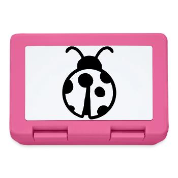 Coccinelle mignonne - Boîte à goûter - rose - Devant