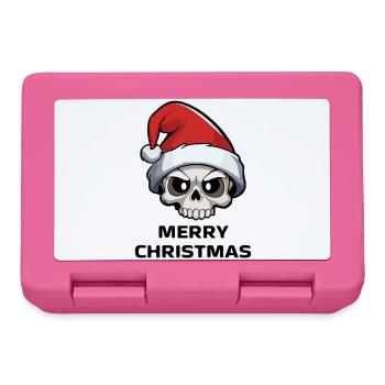Skull Christmas - Lunchbox - pink - Front
