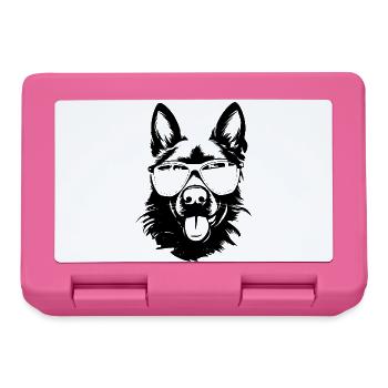 Cool German Shepherd - Lunchbox - pink - Front
