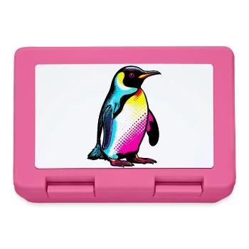Penguin - Lunchbox - pink - Front