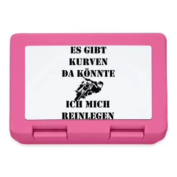Curves Lay Motorcycle - Lunchbox - pink - Front
