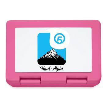 Haut Alpin département des hautes alpes 05 - Lunchbox - pink - Front