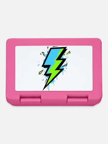 Strahl der modernen Elektrizität - Brotdose - Pink