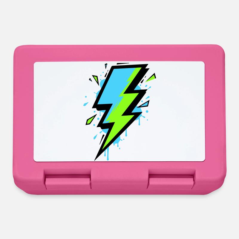 Strahl der modernen Elektrizität - Brotdose - Pink