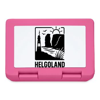 Helgoland Silhouette - Brotdose - Pink - Vorne