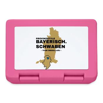 Schwaben | OBERALLGÄU - Brotdose - Pink - Vorne