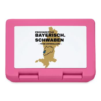 Schwaben | UNTERALLGAU - Brotdose - Pink - Vorne