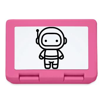 Astronaut - Brotdose - Pink - Vorne