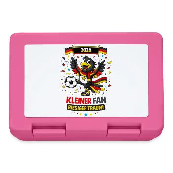 Little Germany Fan – Eagle Football 2026 - Lunchbox - pink - Front