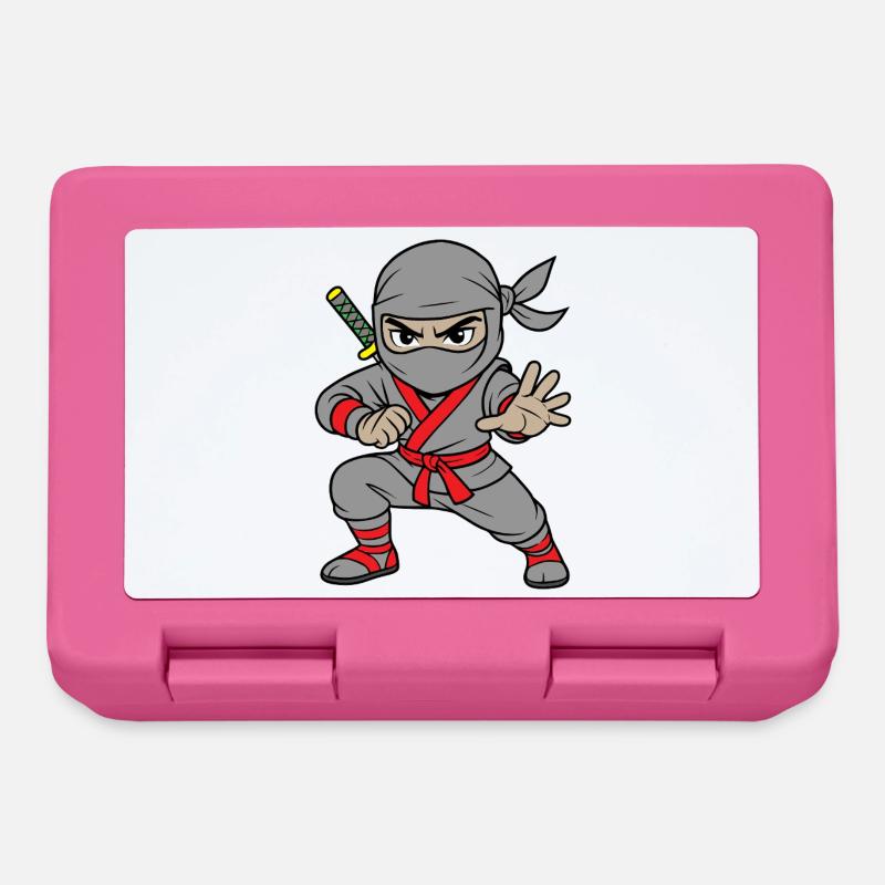 Ninja Gris Guerrier de l’Ombre - Boîte à goûter - rose