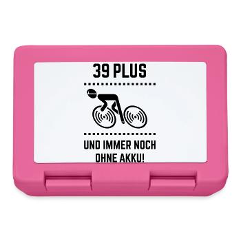39 Plus – Immer Noch Ohne Akku! Fahrrad Rennrad B - Brotdose - Pink - Vorne