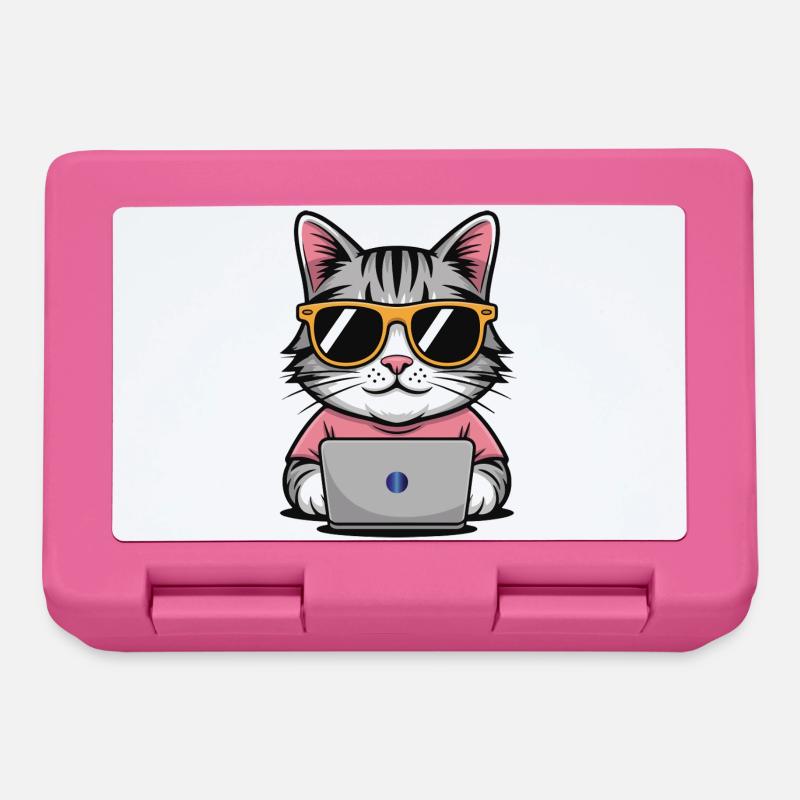 Cats_office - Boîte à goûter - rose