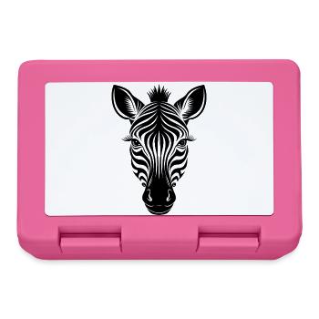 Zebragesicht - Brotdose - Pink - Vorne