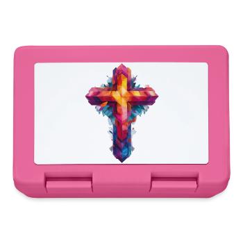 Cross Christianity - Lunchbox - pink - Front