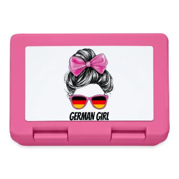 Germany Flag Flag Woman Sunglasses Fan - Lunchbox - pink - Front