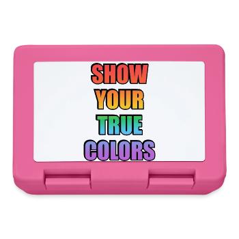 Show Your True Colors - Lunchbox - pink - Front