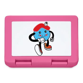 Bubble-Boy-Haus - Brotdose - Pink - Vorne