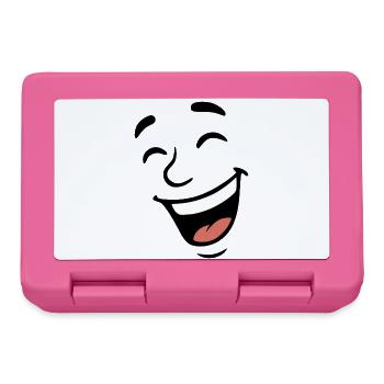 Face Laugh - Lunchbox - pink - Front