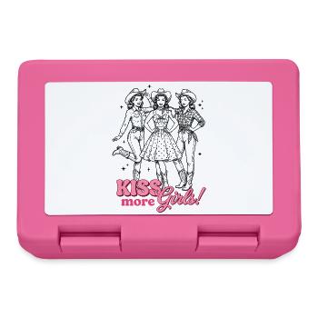 Mois de la fierté LGBTQ - Embrasser plus de filles - Boîte à goûter - rose - Devant