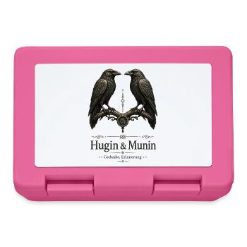 Hugin & Munin: Gedanken Erinnerung - Brotdose - Pink - Vorne