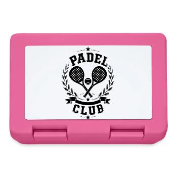 Padel Club Emblem - Lunchbox - pink - Front