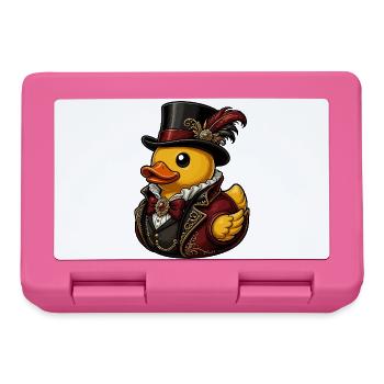 Victorian duck cavalier duck - Lunchbox - pink - Front
