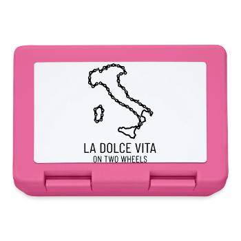 Italy Cycling Dolce Vita Shirt - Lunchbox - pink - Front
