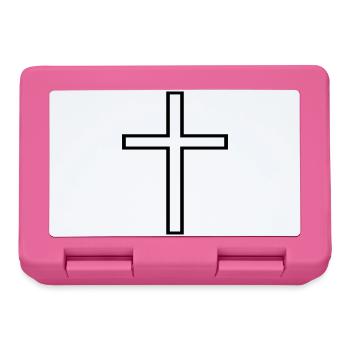 Christen Kreuz - Brotdose - Pink - Vorne
