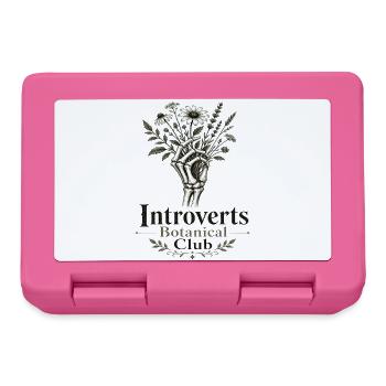 Introverts Botanischer Club - Brotdose - Pink - Vorne