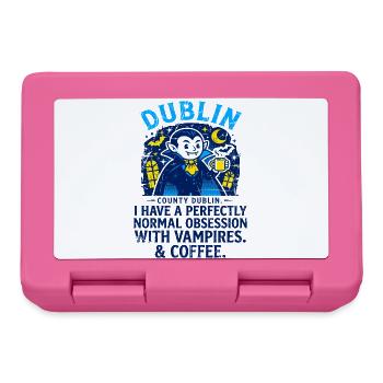 County Dublin Vampire And Coffee Obsession - Brotdose - Pink - Vorne