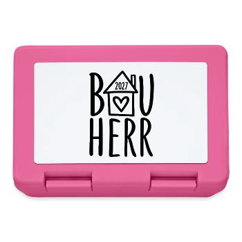 Bauherr 2027 - Brotdose - Pink - Vorne
