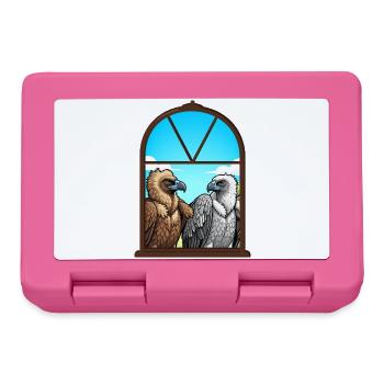 Adlerblick Fensterduo — Geier Freunde - Brotdose - Pink - Vorne