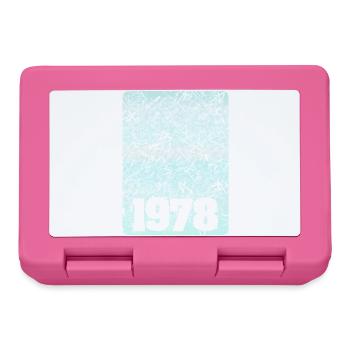 Zahl 1978 - Brotdose - Pink - Vorne